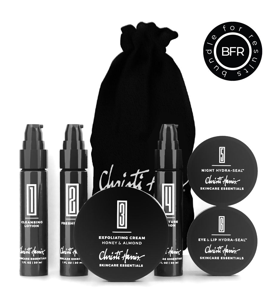 SKINCARE SYSTEM TRAVELER - Cleanse | Treat | Protect - Skincare Essentials - 6 Products